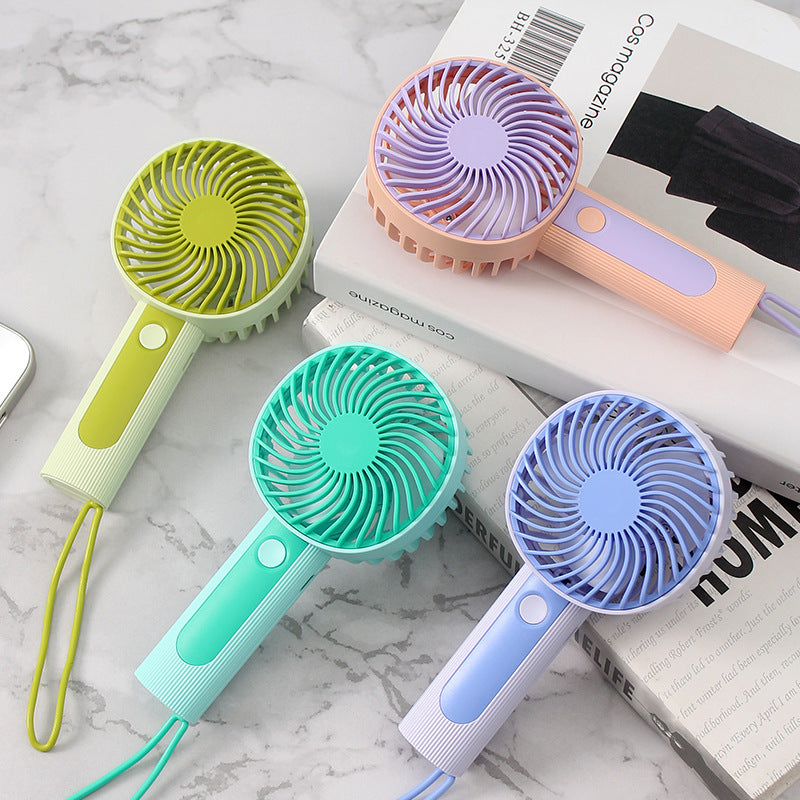 Unisex Portable Handheld Fan with Ergonomic Grip Surface Bowlift