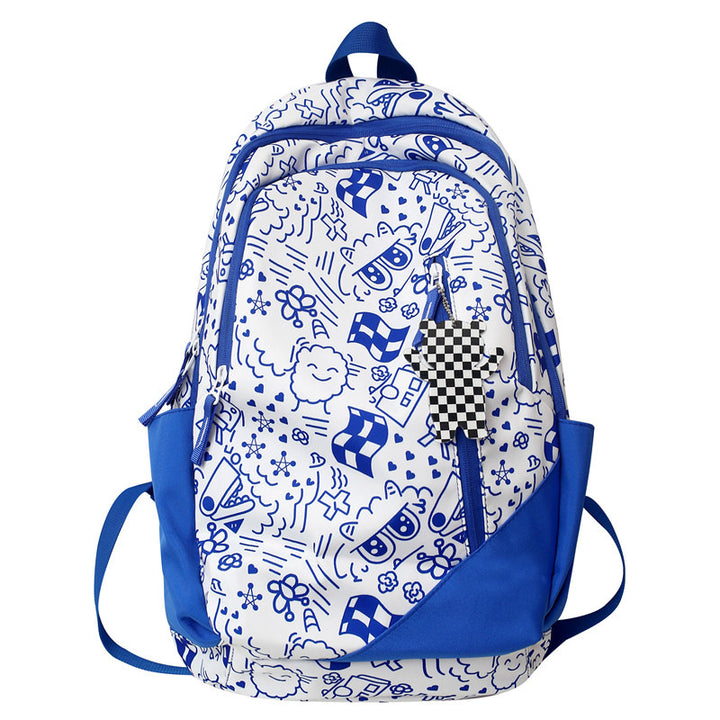 Fun Printed Graphic School Backpack Bowlift