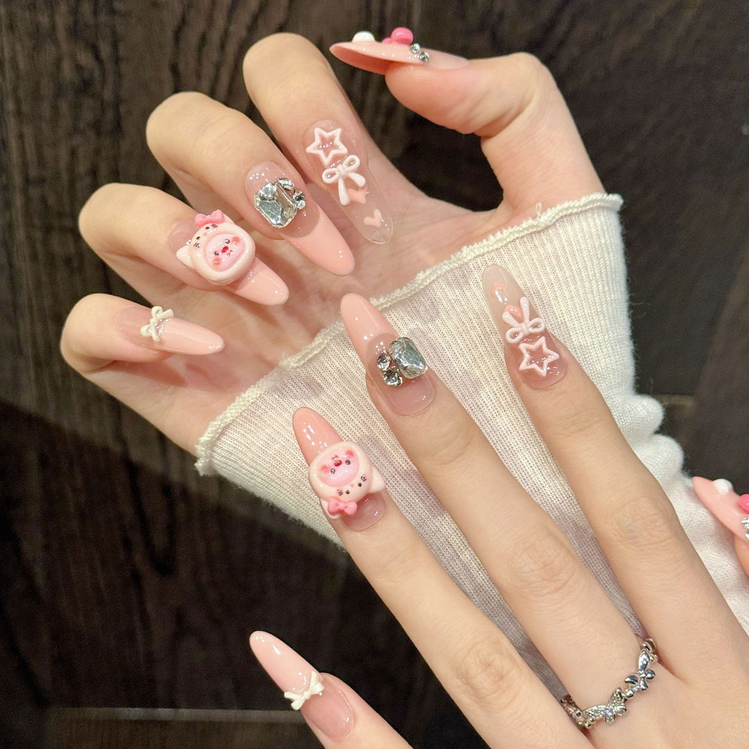 Decorative Character Press-On Nails