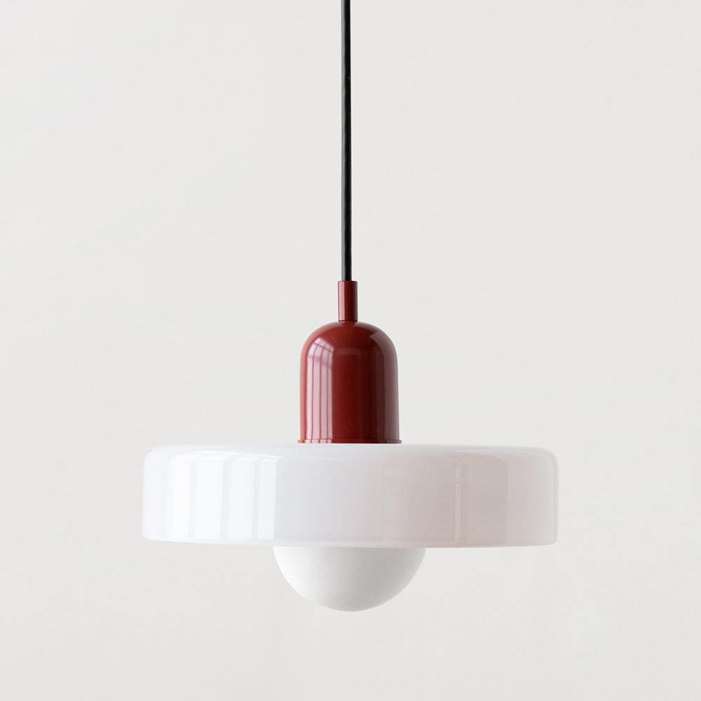 BowLift | Bauhaus Pendant Light made of Colored Glass