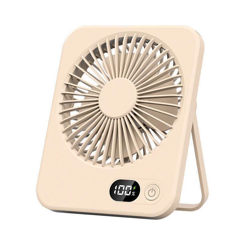 Women's Portable Table Fan with LCD Display Bowlift