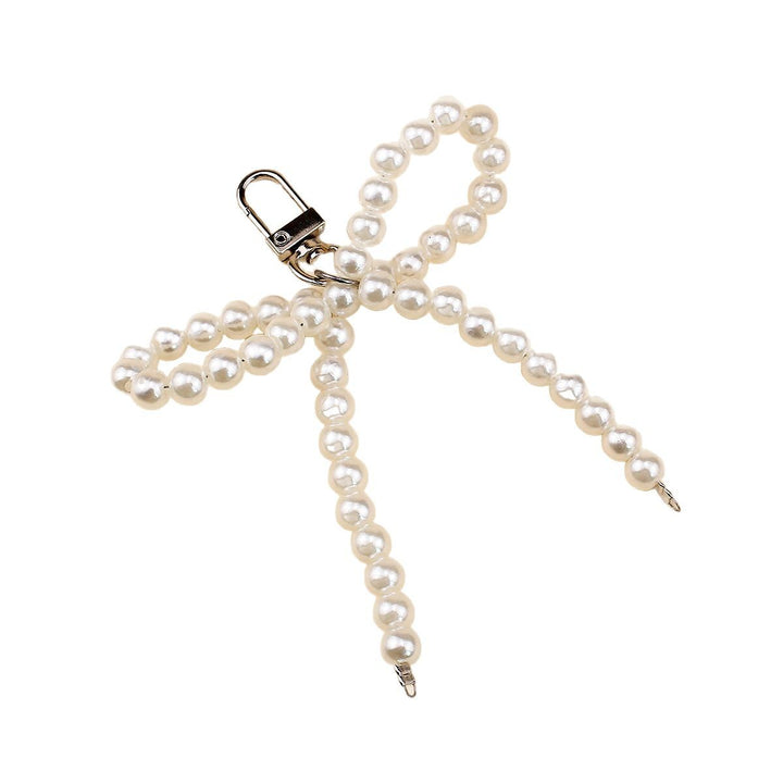 Elegant Pearl Bow Keychain Bowlift