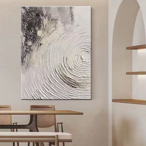 Textured Abstract Relief Canvas Artwork