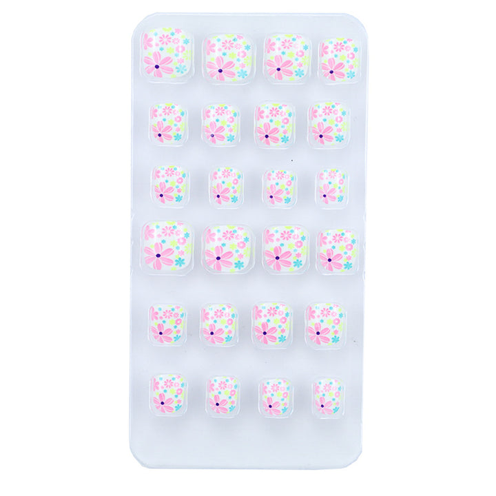 Playful Cartoon Animal Press-On Nail Set Bowlift