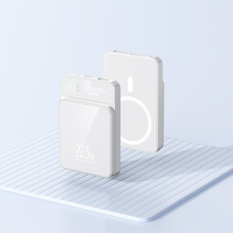 Portable power bank with wireless charging function and digital temperature display Bowlift