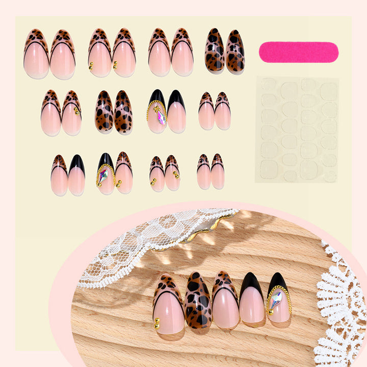 Artistic Gel Press-On Nail Set Bowlift
