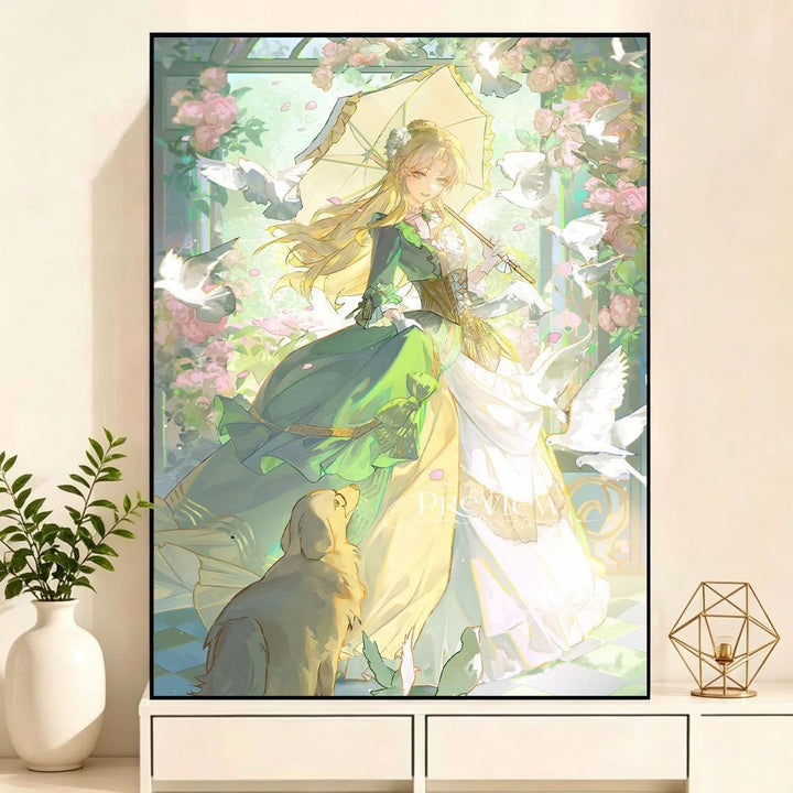 Elegant Enchanted Forest Dress Bowlift