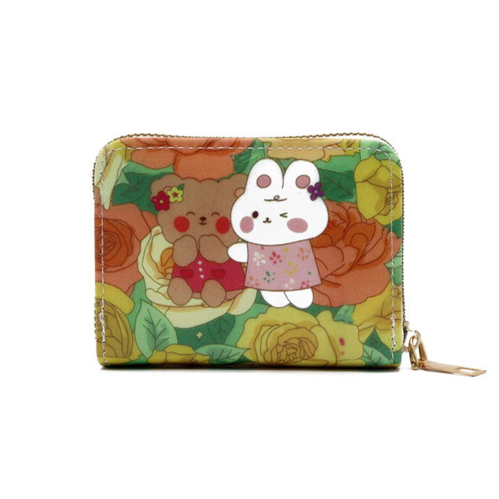 Cartoon-Themed Zip Wallet