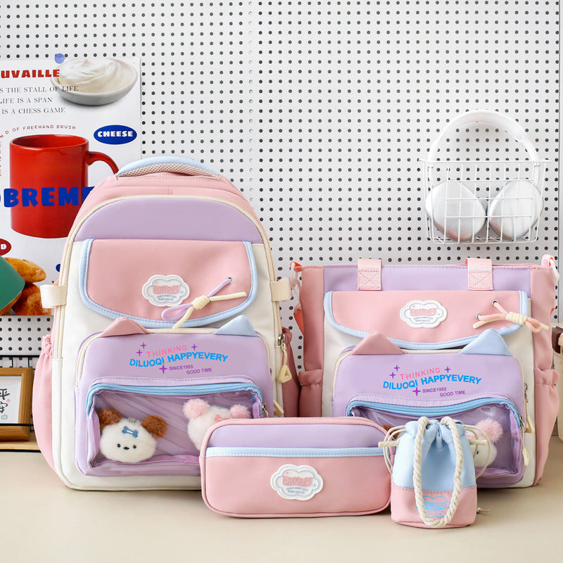 Multi-Functional 5-Piece School Backpack Organizer Set Bowlift