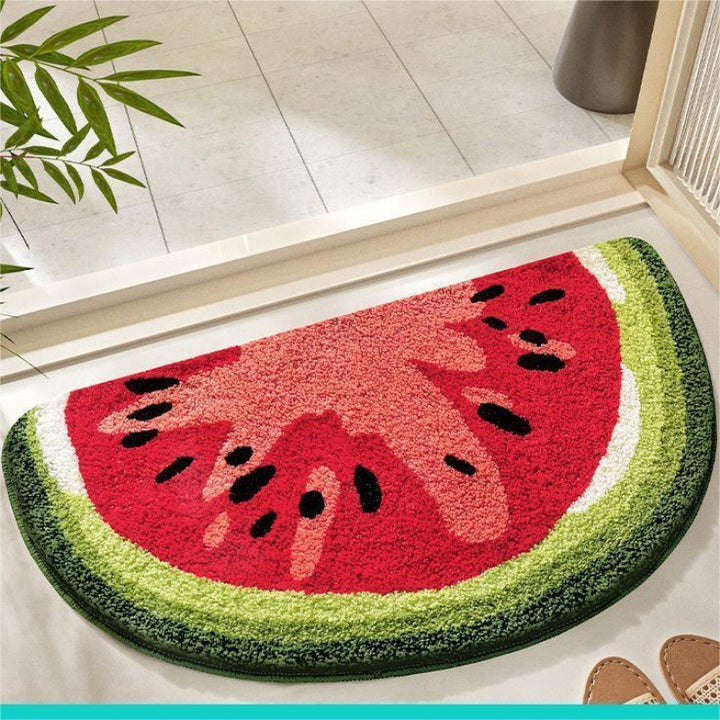 Lemon-Shaped Bath Mat Bowlift
