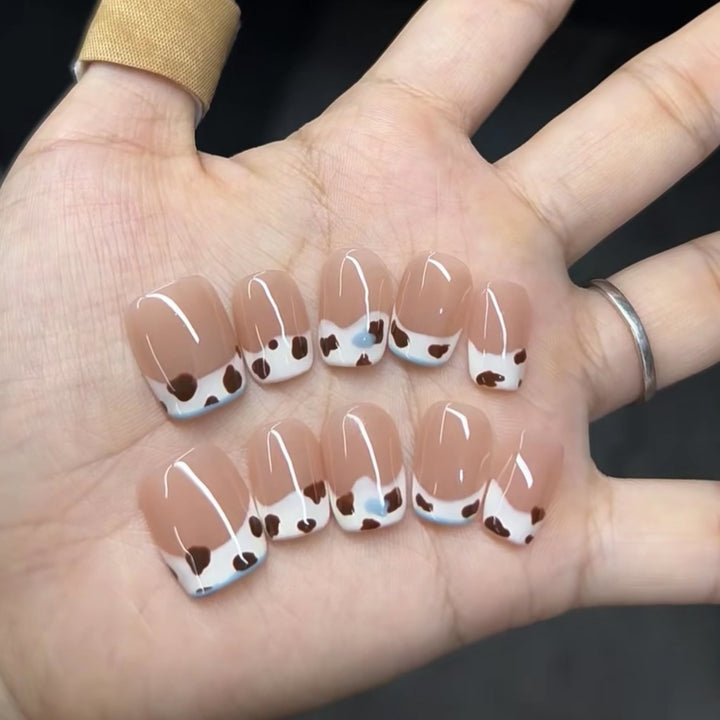 Animal Design Artificial Nails Bowlift