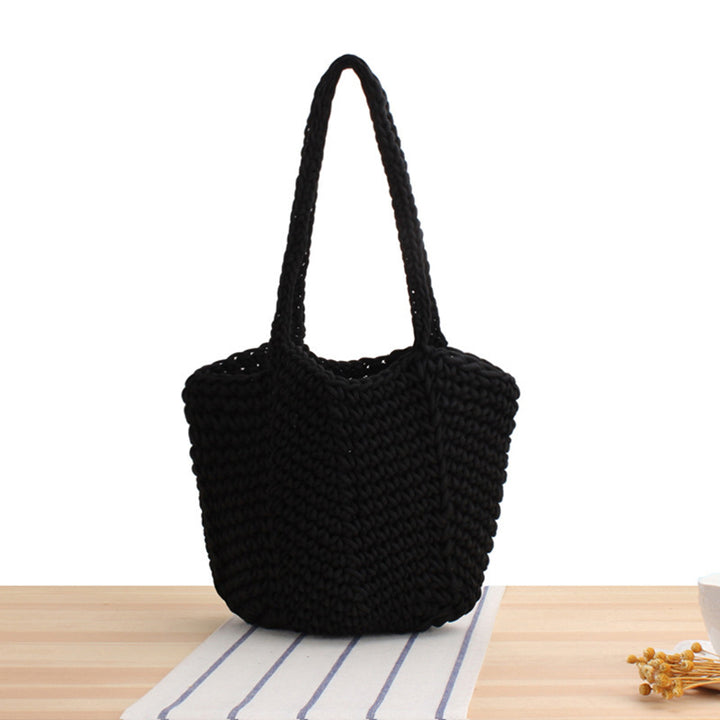 Braided Beach Bag in Modern Style Bowlift