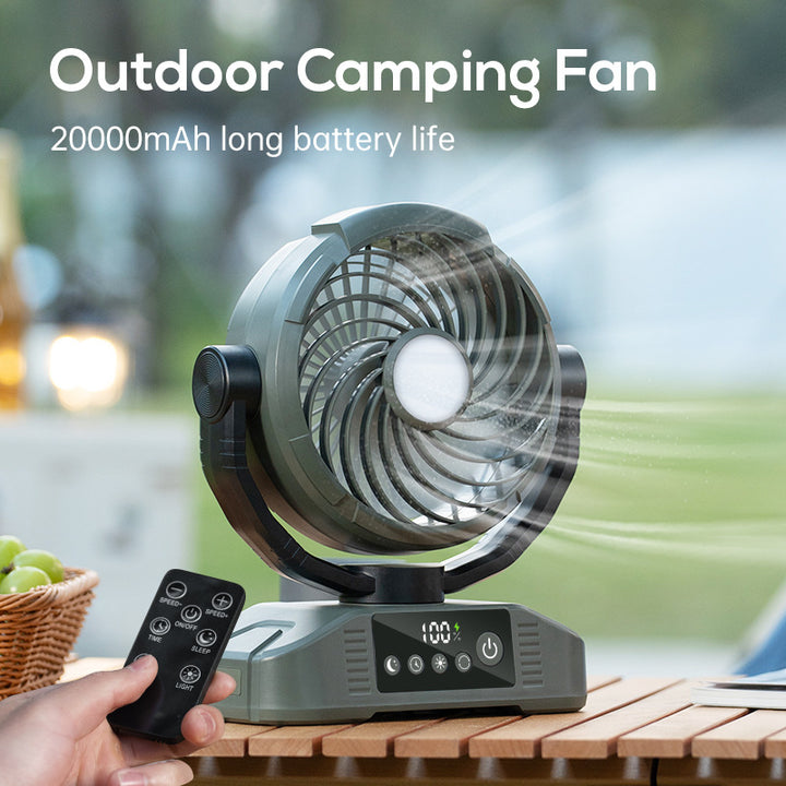 Unisex Rechargeable Dual-Mode Table Cooling Fan Bowlift