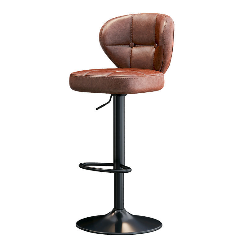 Bar stool with comfortable cushioning and height adjustment Bowlift