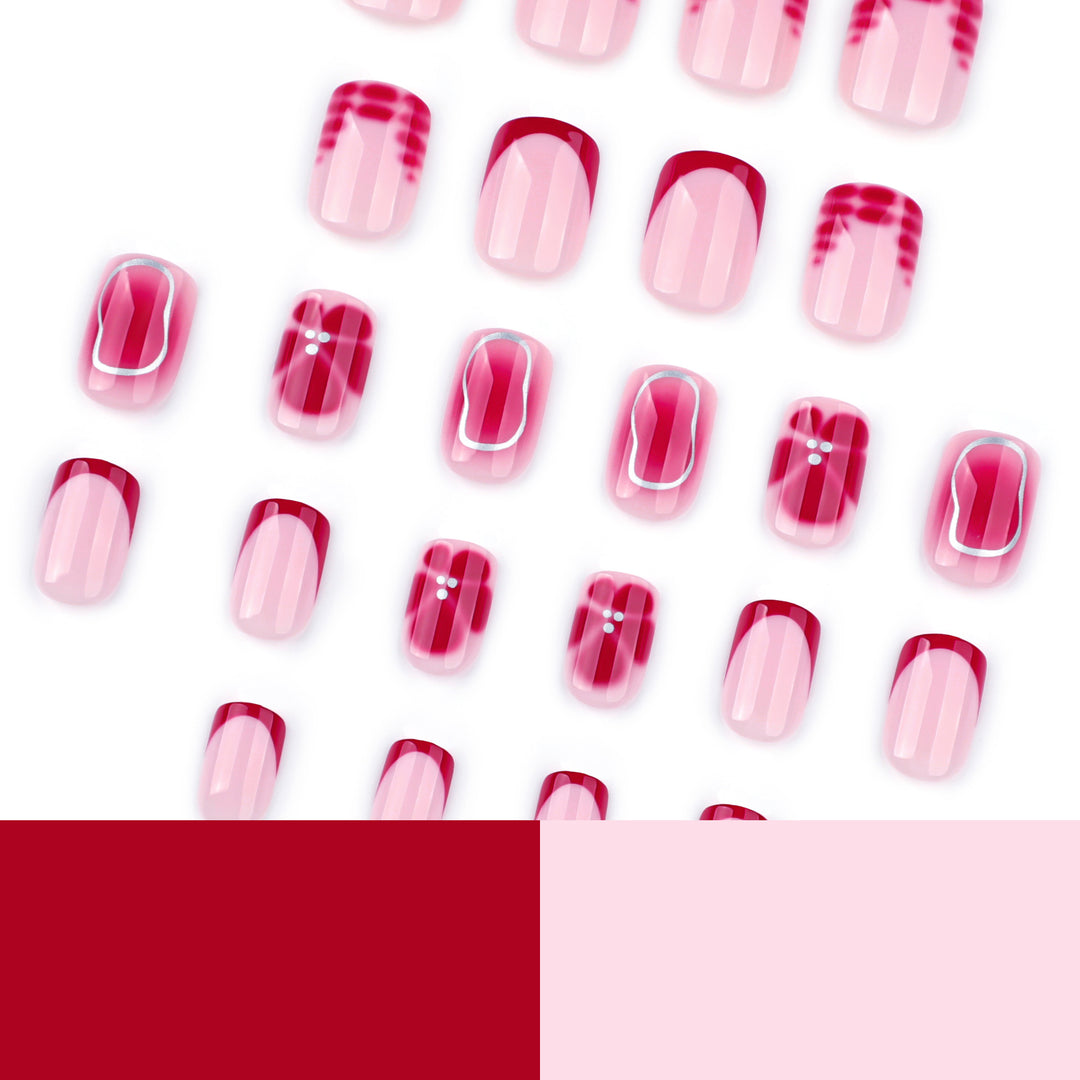 Artful nail art with gradient and glitter Bowlift