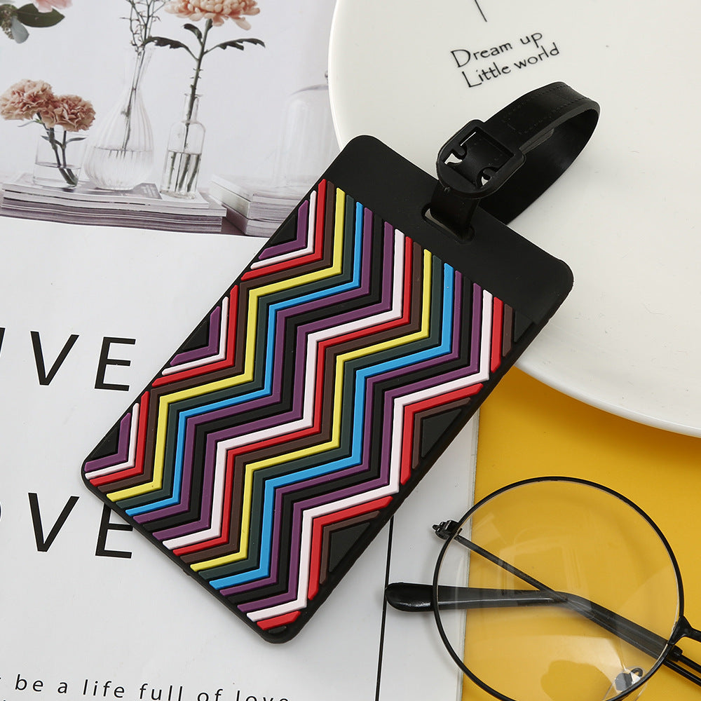 Unisex Luggage Tag in Creative Retro Pattern Bowlift