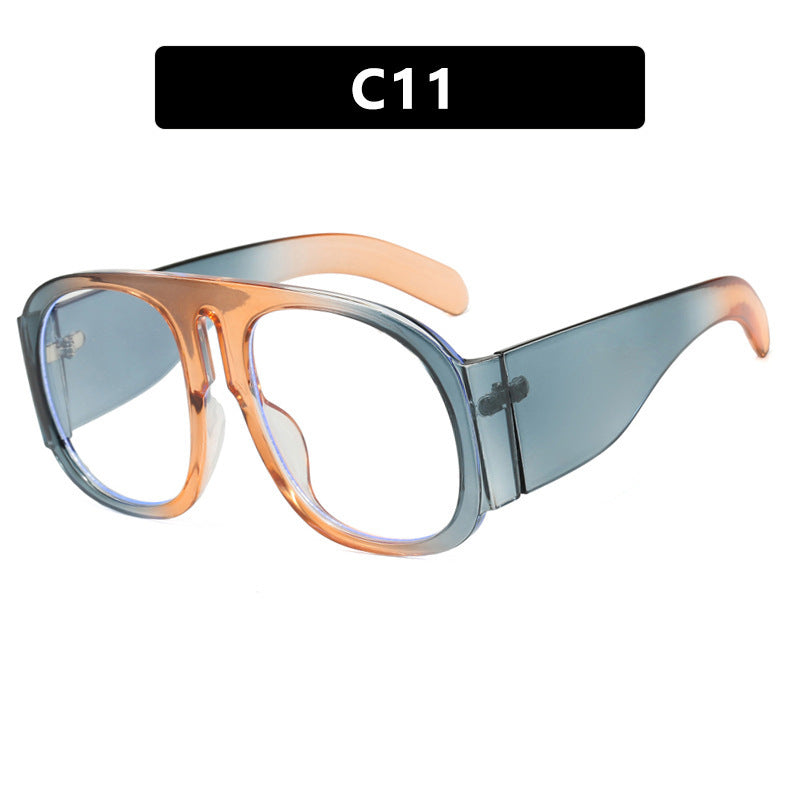 Women's trendy oversized sunglasses with fashionable gradient Bowlift