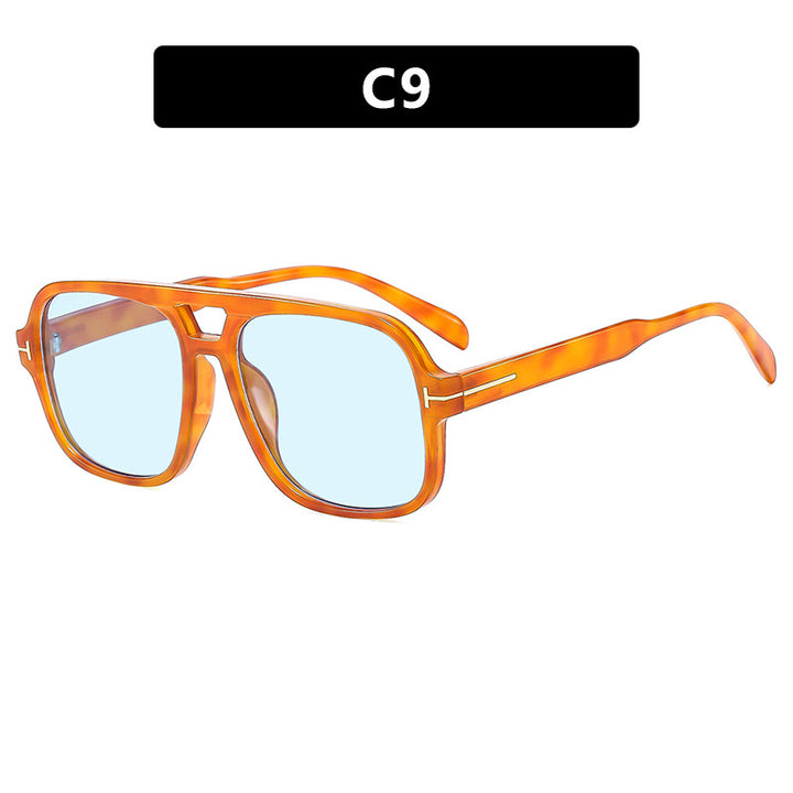 Ladies square designer glasses with delicate frame and modern plastic material Bowlift