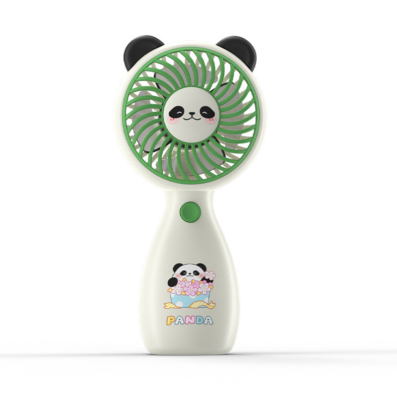 Ladies Wearable Hand Fan with Cute Panda Design Bowlift