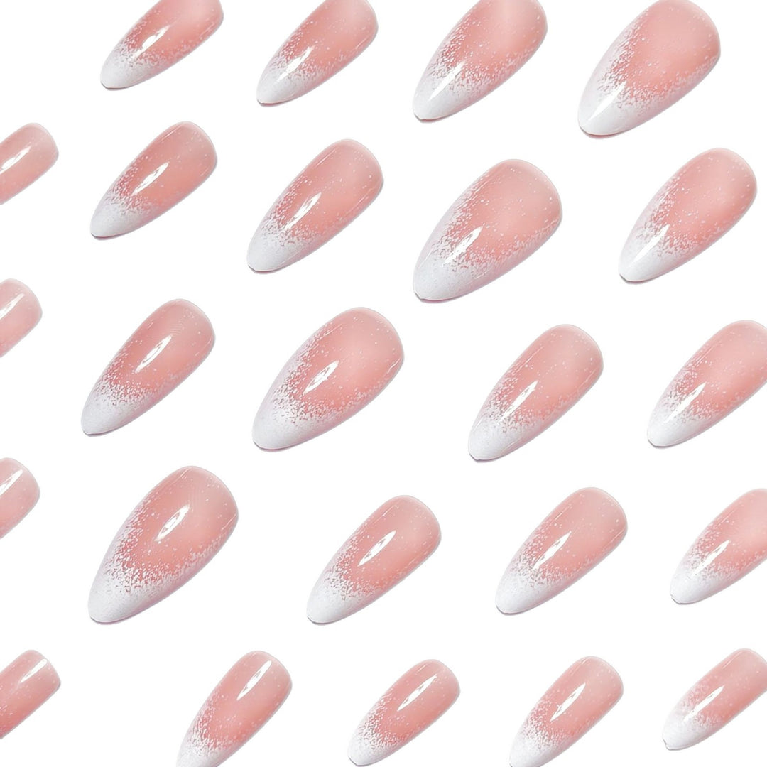 Elegant Glitter Ombre Nail Art Bowlift