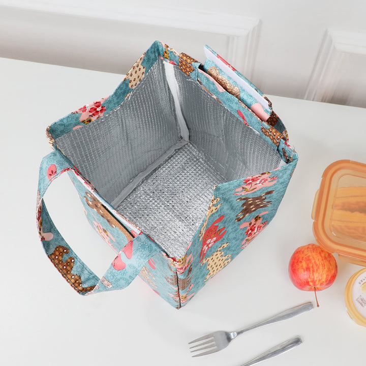 Floral Insulated Lunch Bag