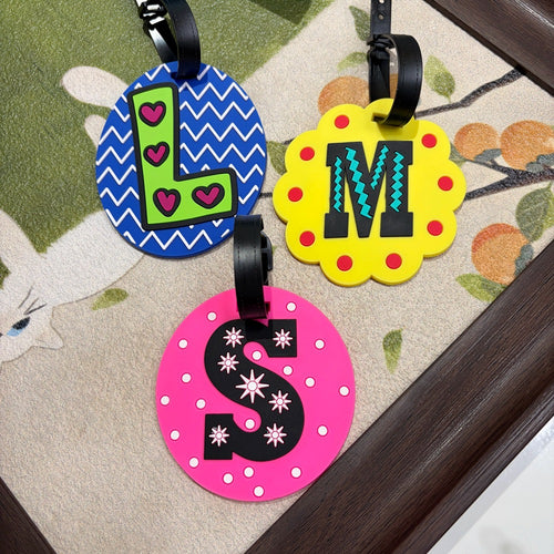 Playful Alphabet Luggage Tag Bowlift