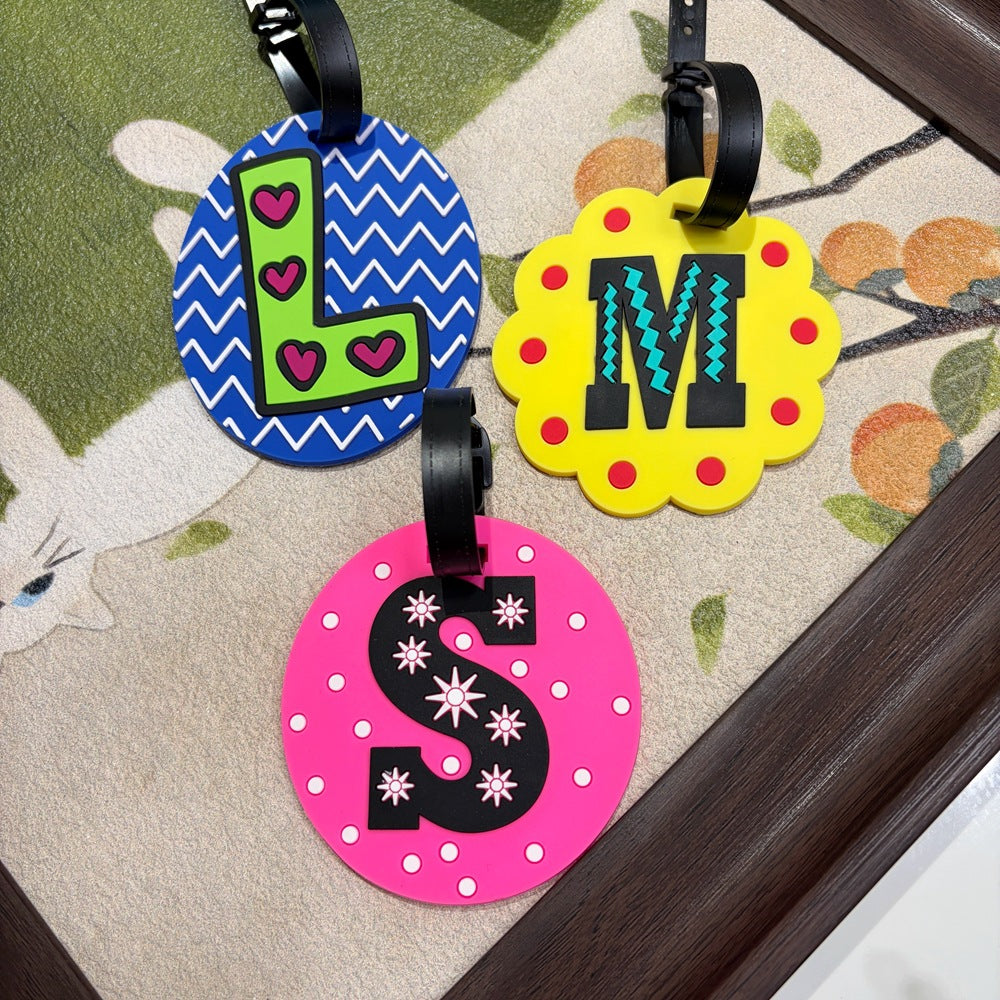 Personalized Alphabet Luggage Tag Bowlift