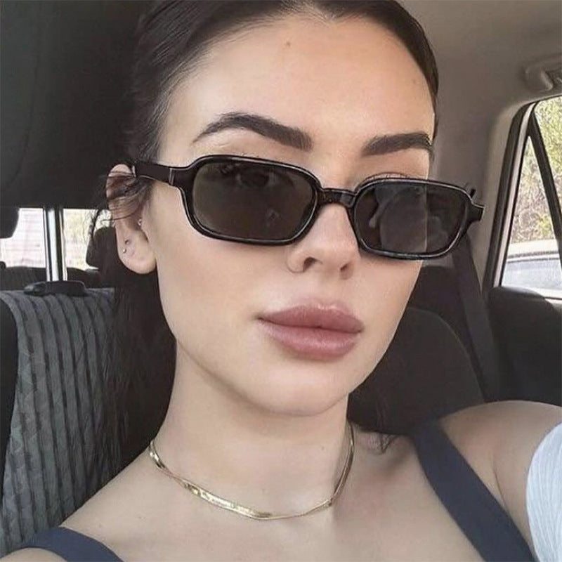 Ladies square sunglasses with unique, extravagant design and UV protection Bowlift