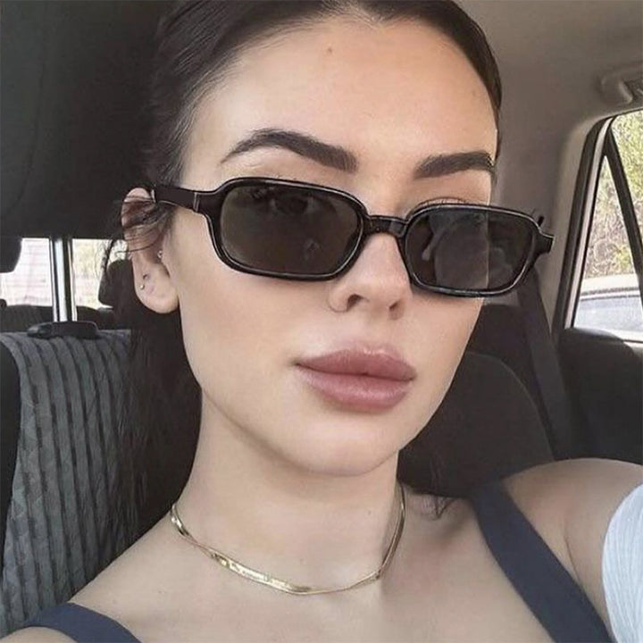 Ladies square sunglasses with unique, extravagant design and UV protection Bowlift