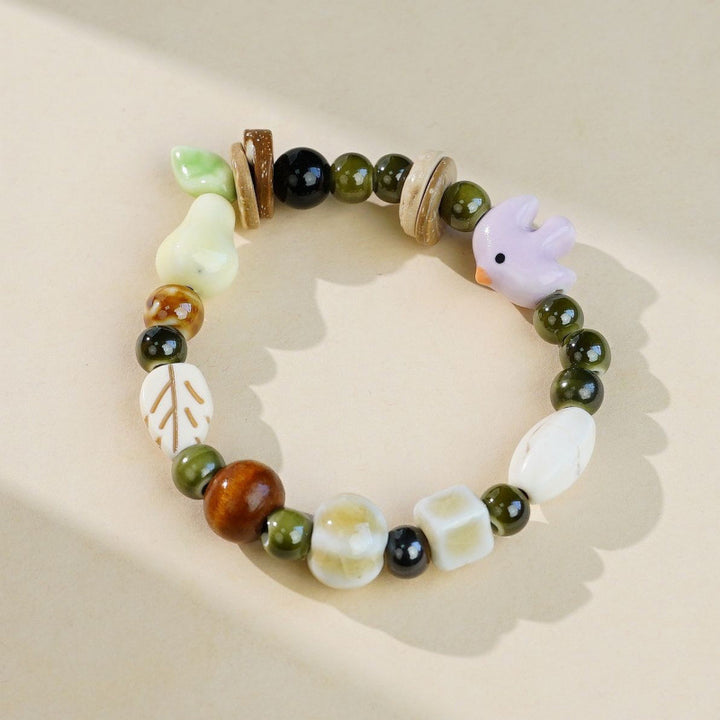 Heart-Shaped Beaded Bracelet Bowlift
