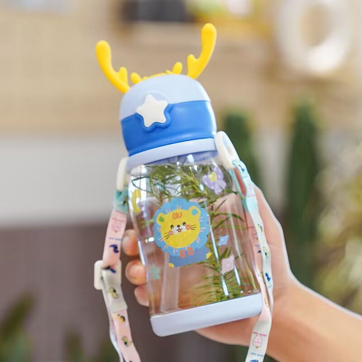 Women Glass Drinking Bottle with Secure Lid Bowlift