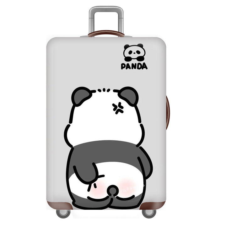 Unisex Hard-shell Travel Suitcase with Funny Panda Design Bowlift