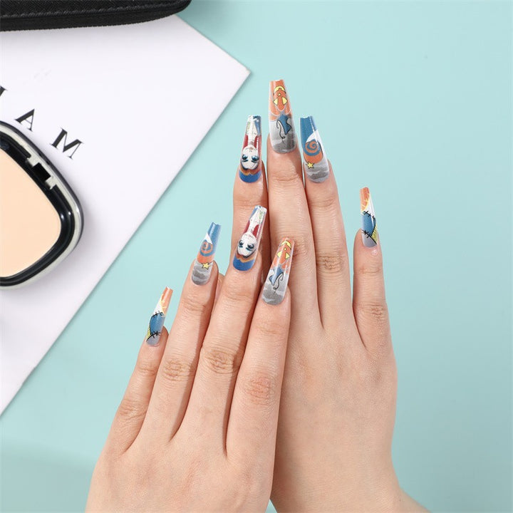 Creative Halloween-themed artificial nails Bowlift