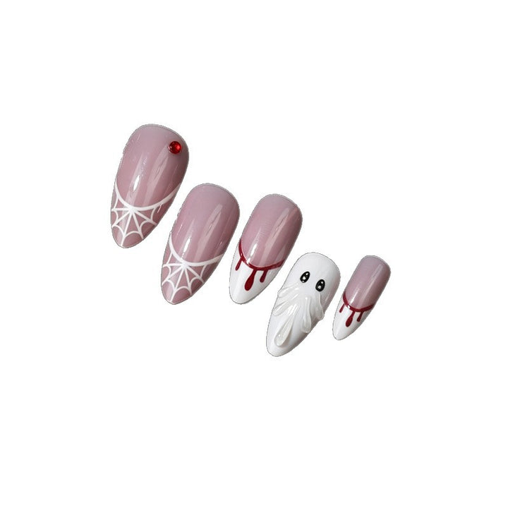 Creative Halloween Themed Press-On Nail Set Bowlift