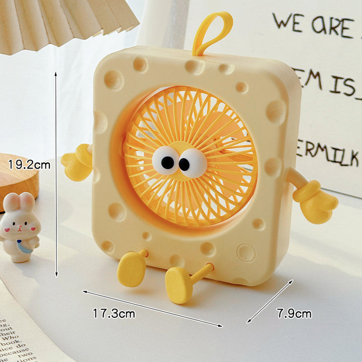 Unisex Portable Mini Personal Fan in Cute Animal Design Bowlift