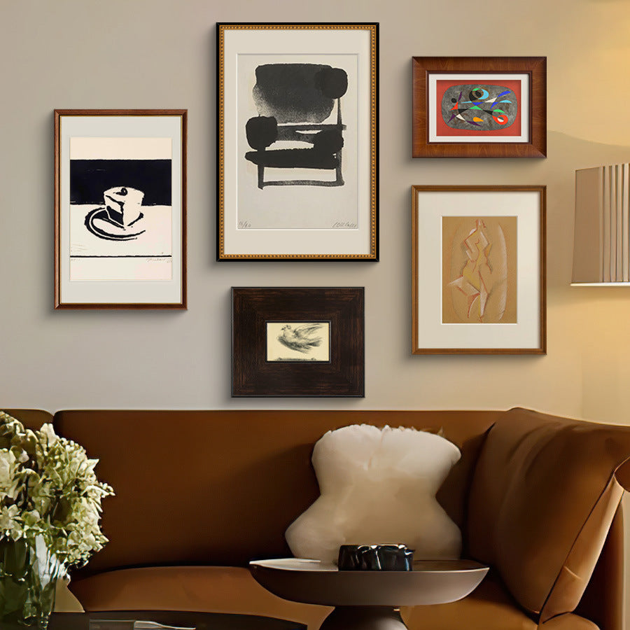 Vintage-inspired Layered Bird Artwork