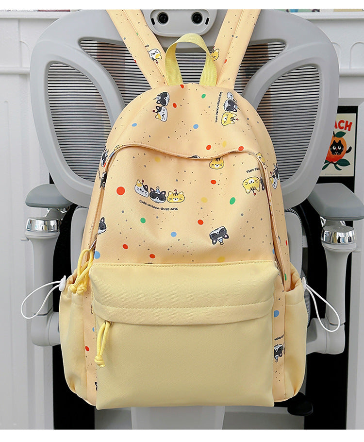 Backpack with Cute Cartoon Design and Practical Compartments Bowlift