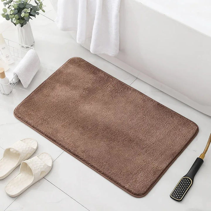 Plush Microfiber Bath Mat Bowlift