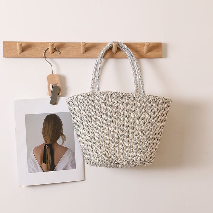 Handcrafted basket bag with sturdy handles Bowlift