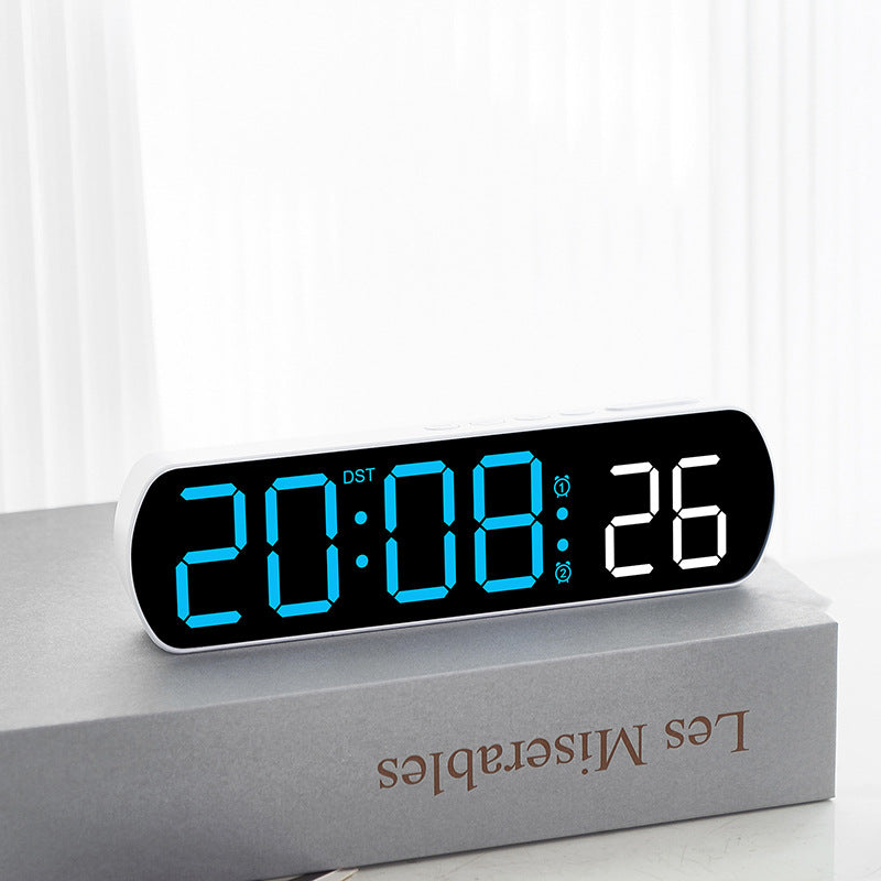 Digital LED Alarm Clock in Modern Design Bowlift