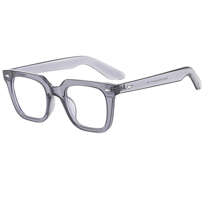 Ladies fashionable glasses with oversized, transparent frame Bowlift
