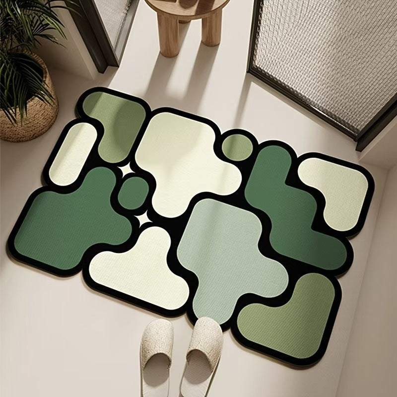 Modern Abstract Floor Mat Bowlift