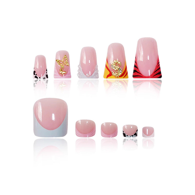 Floral 3D Nail and Pedicure Art Set Bowlift