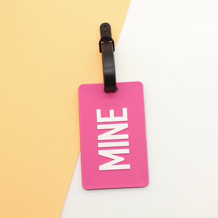 Unisex Luggage Tag with Smart Safety Message Bowlift