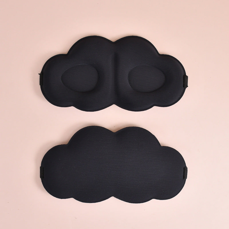 Women's cute cloud sleep mask made of memory foam with ergonomic padding and adjustable elastic band Bowlift