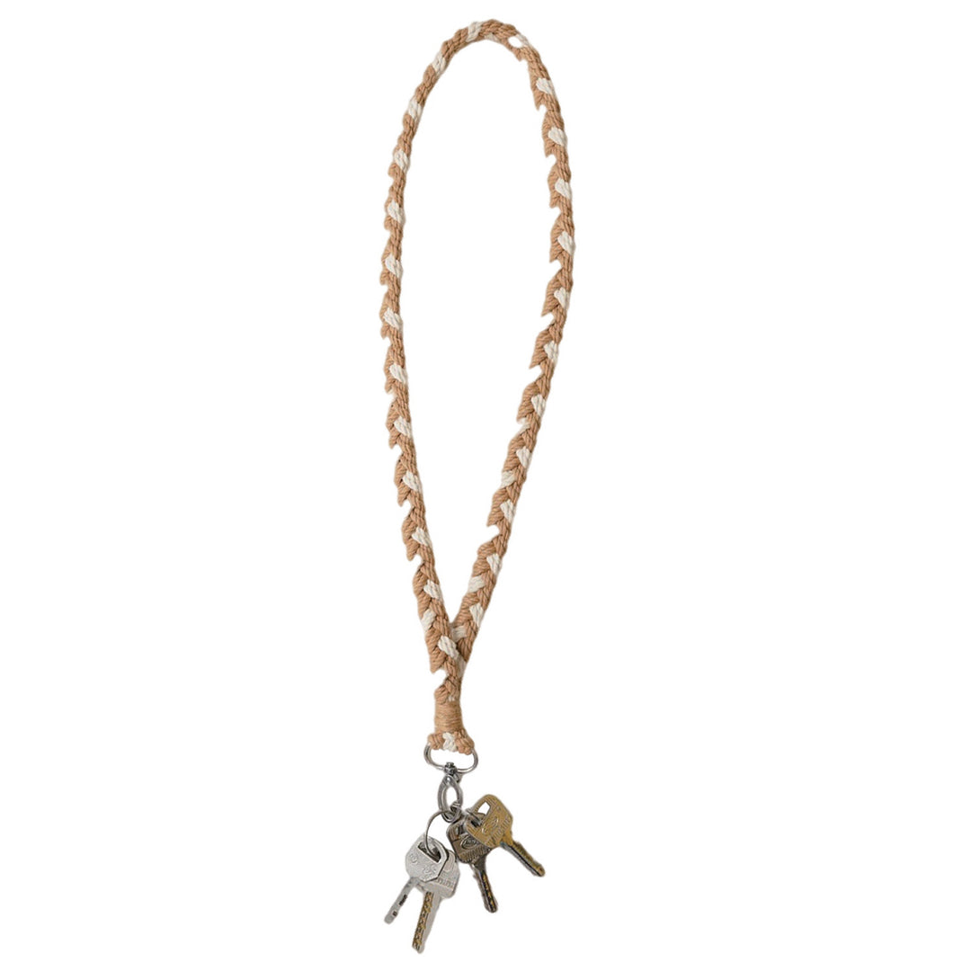 Braided Macrame Keychain Loop Bowlift