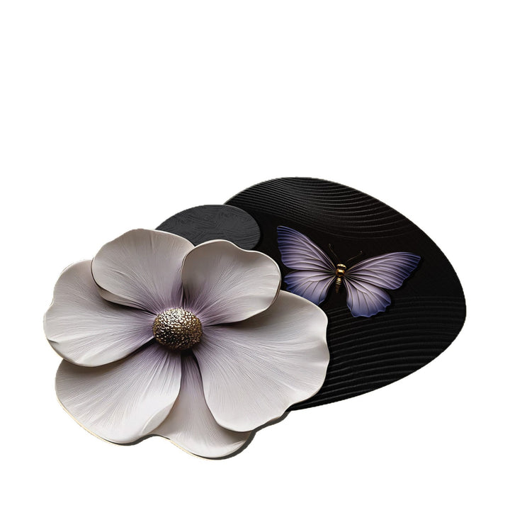 Artistic Floral Area Mat Bowlift
