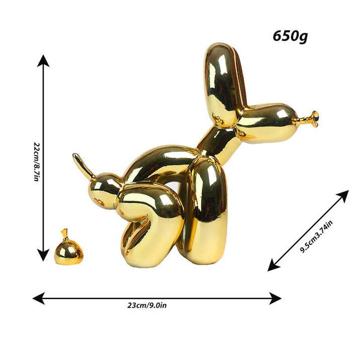Decorative Dog Figure Bowlift