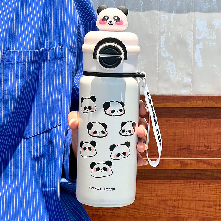 Women's insulated drinking bottle with creative panda design Bowlift