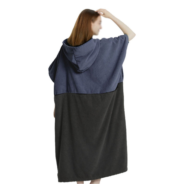Women's Cozy Hooded Bathrobe Bowlift